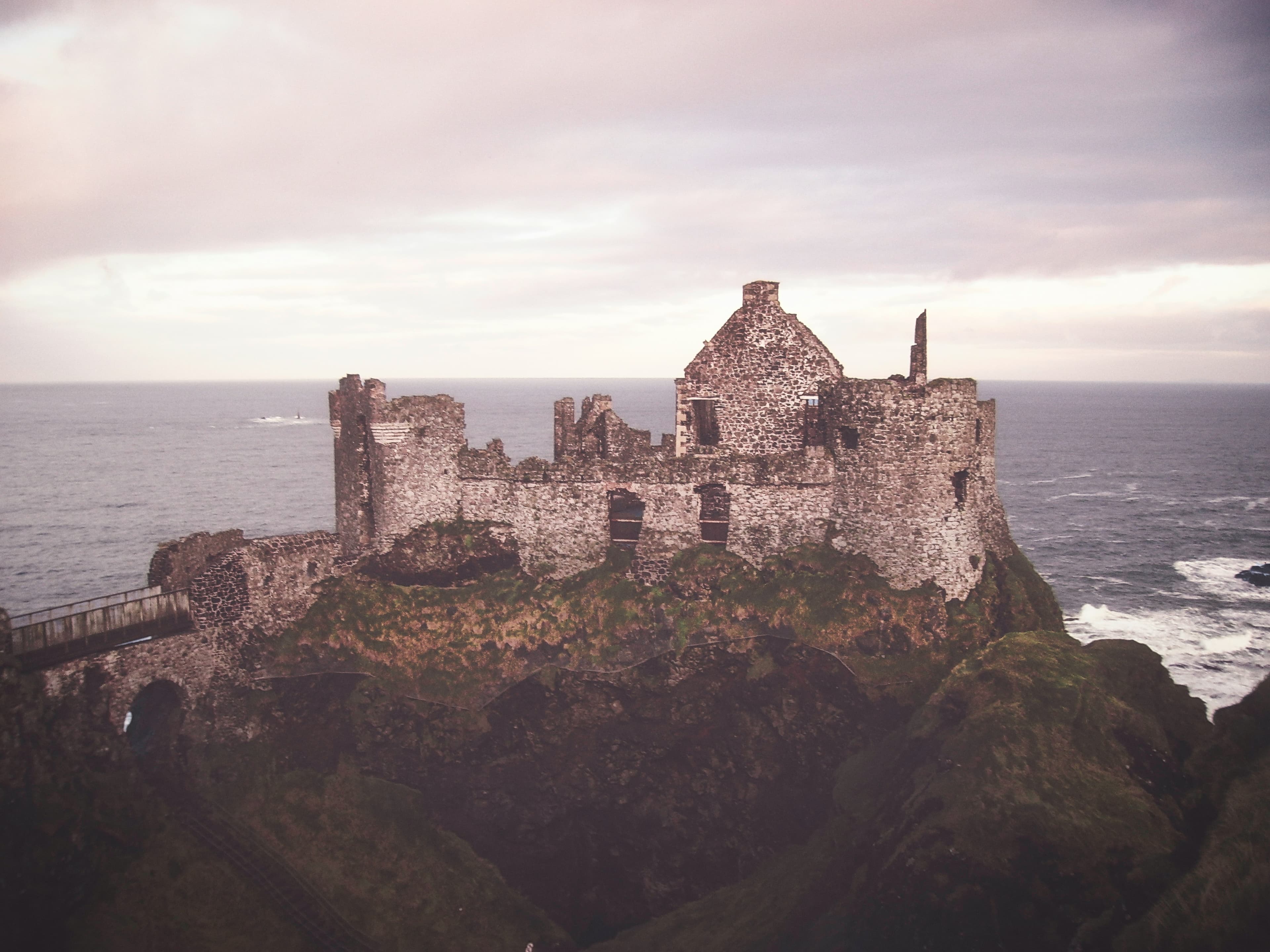 Dunluce Castle cliff ruins North Antrim Coast tour from Belfast
