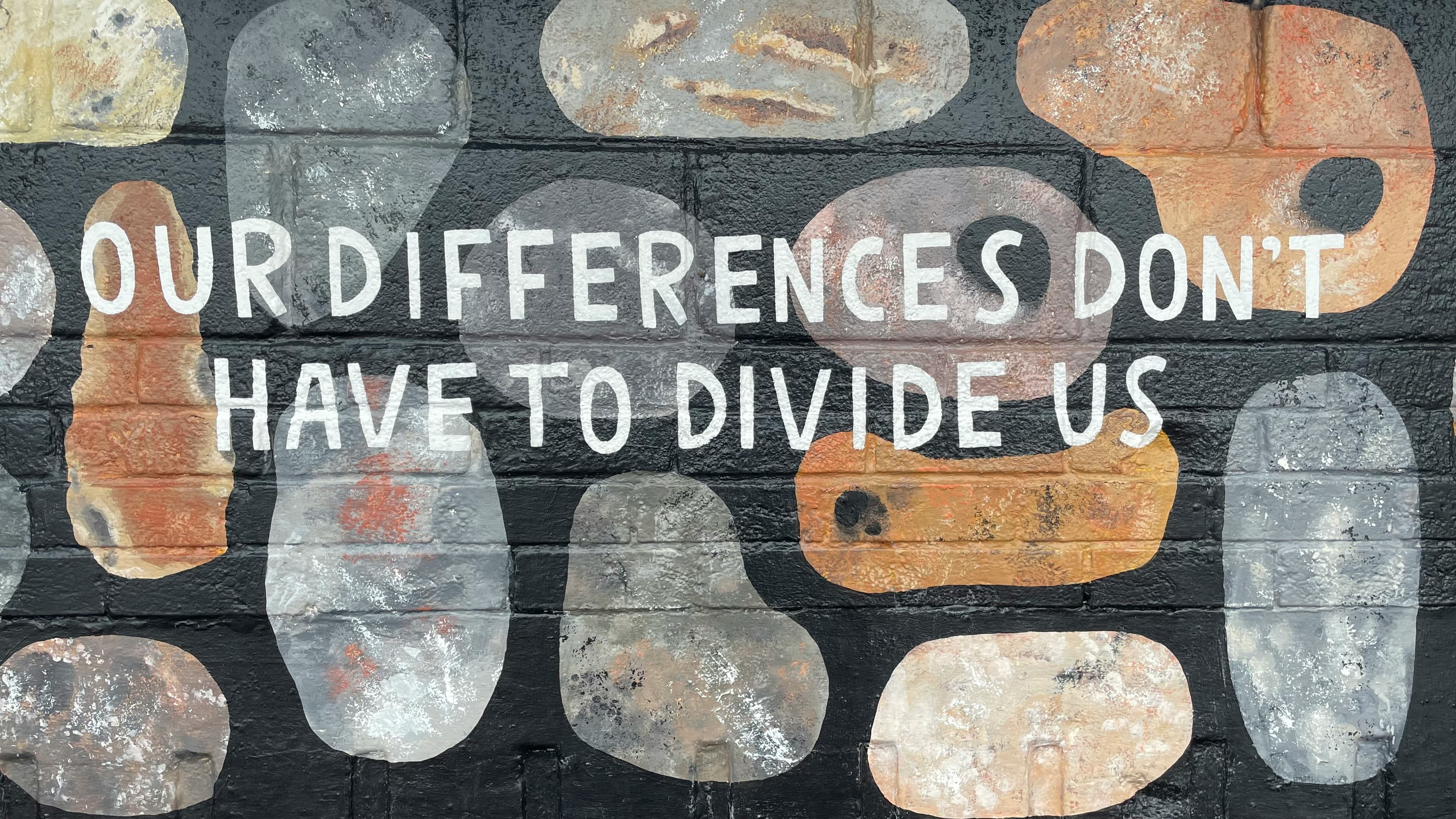 Belfast Peace Wall messages on private mural tour